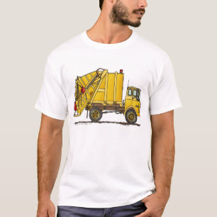 Dräkt för laddare för soporlastbilbaksida tee shirt