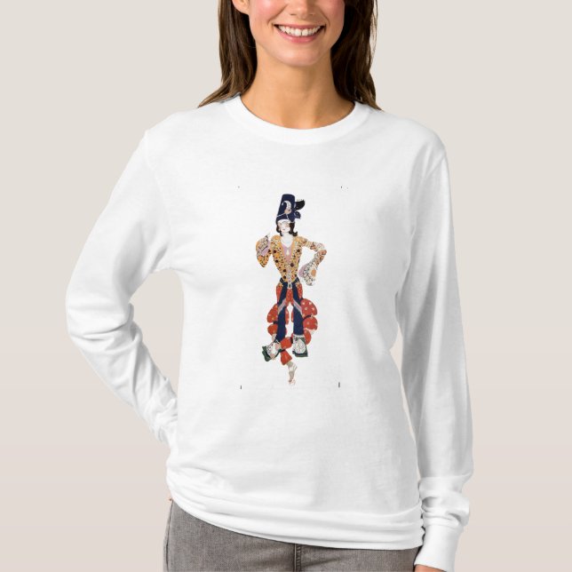 Dräkt för Nijinsky i baletten T Shirt (Framsida)