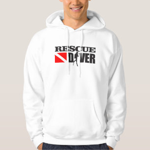 Dräkt för räddingdykare 2 sweatshirt med luva