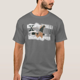 dräkt för snowboardytterlighetmörk tee
