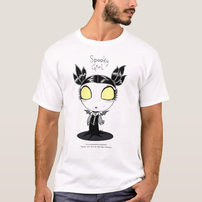 Dräkt "för spöklik flicka" tee (Framsida)