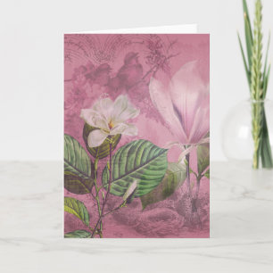 Dräkt och gåvor för vintageMagnoliasång Kort