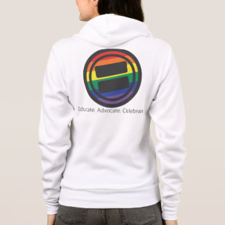 Dräkt - stor LGBT-runda med märkren och URL Tröja