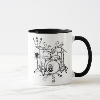 dräkt trummar design mugg