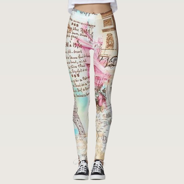 dräktdamasker leggings (Framsida)