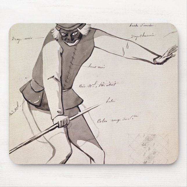 Dräktdesign för en akrobat musmatta (Framsidan)