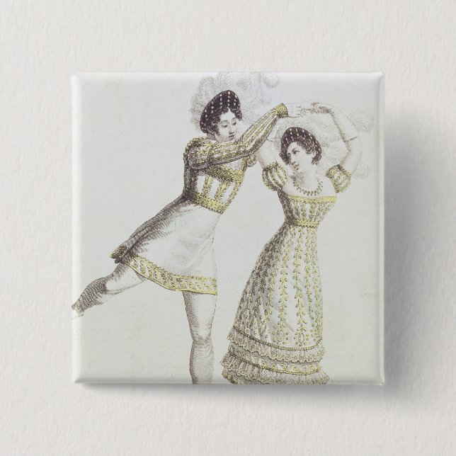 Dräktdesign för en balett knapp (Framsida)