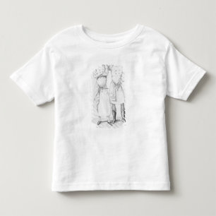 Dräkter av kockar från olika eras t-shirt