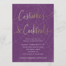 Dräkter och modern halloween fest för coctailar