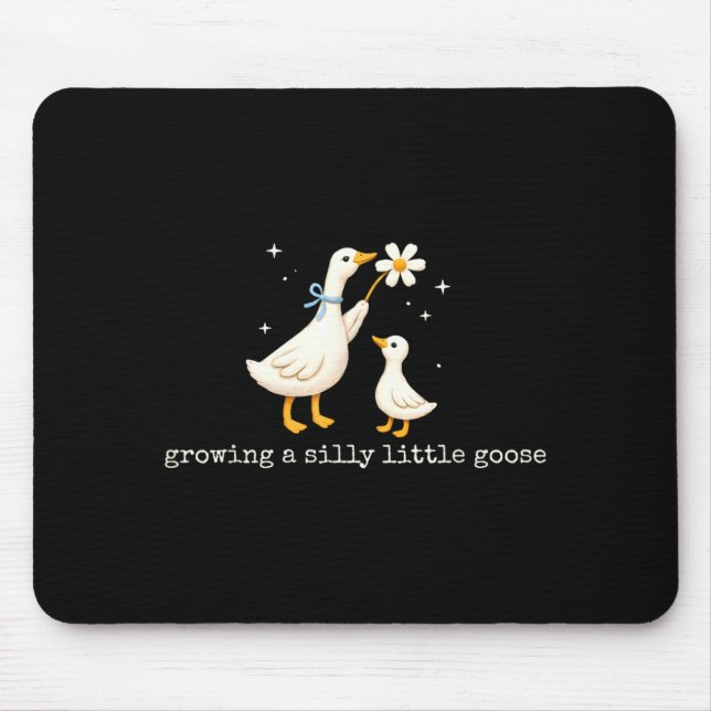 Dräktig Silly Little Goose Graviditet Musmatta (Framsidan)