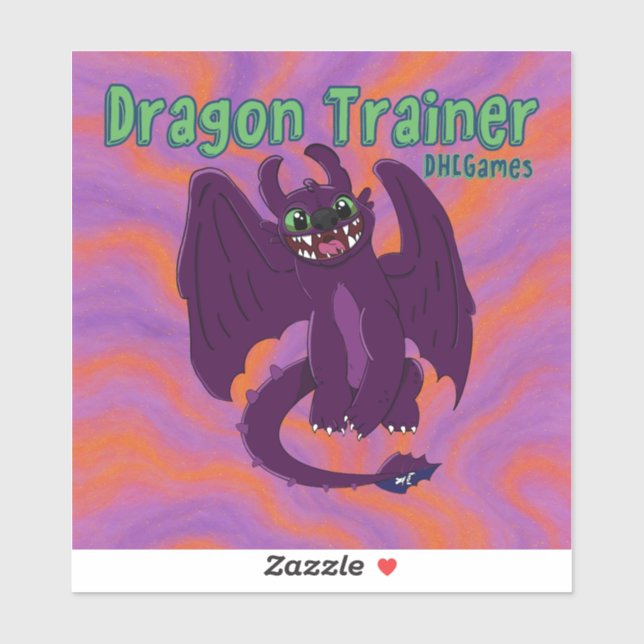 Draktränarsticker Klistermärken (Ark)