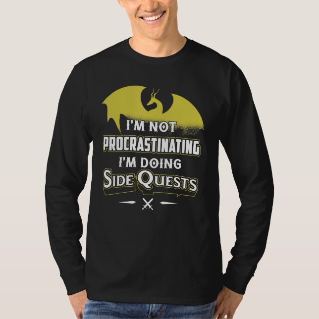 Draktröja Jag dröjer inte Jag gör Sid T Shirt (Framsida)