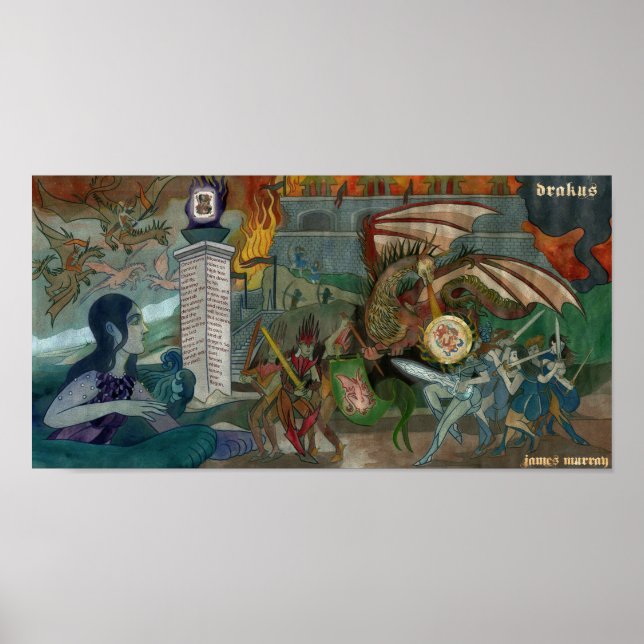 Drakus Battle Poster (Framsidan)