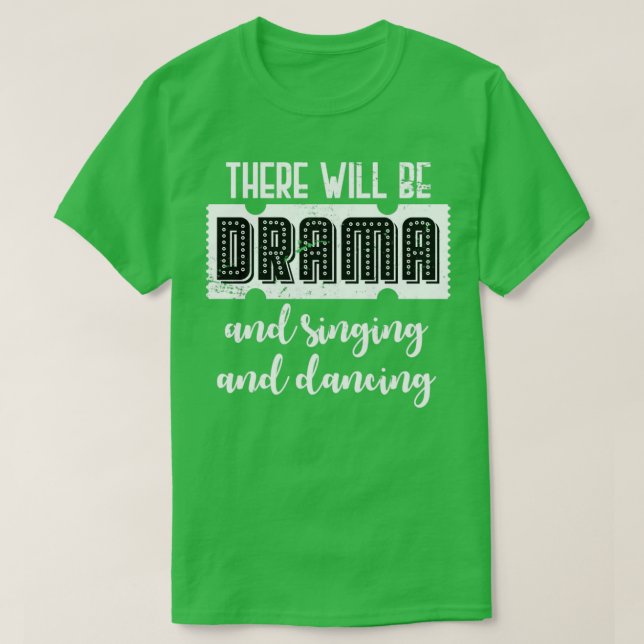 Drama Actor Theater T Shirt (Design framsida)