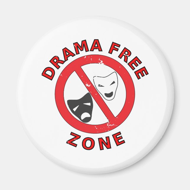 Drama Free Zon Magnet (Framsidan)