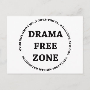 Drama Free Zon Vykort