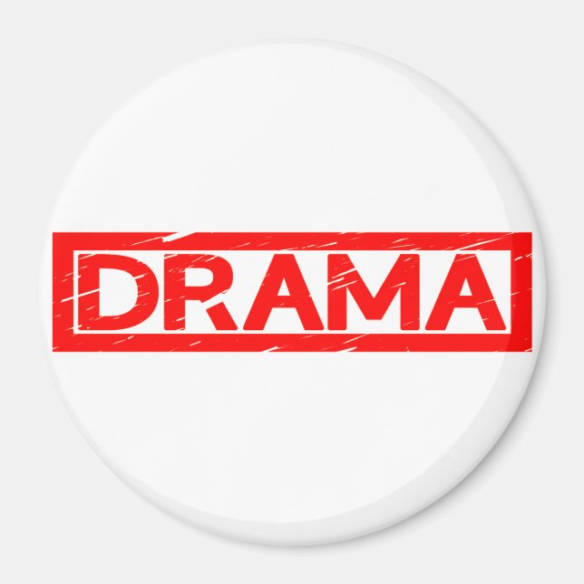 Drama Frimärke Magnet (Framsidan)