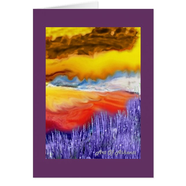 Drama i himmlen hälsningskort (Framsidan)