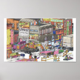 Drama i hörnet av Broad & Charles Poster