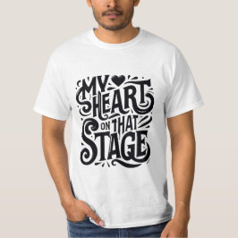 Drama Klubb Gift - Artistic Performer Typography T Shirt