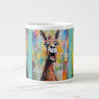 Drama Lama Personalisierbar Funky Hipster Niedlich Jumbo Mugg
