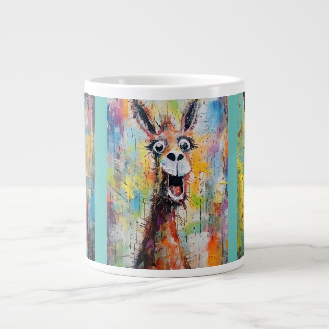 Drama Lama Personalisierbar Funky Hipster Niedlich Jumbo Mugg (Framsidan)