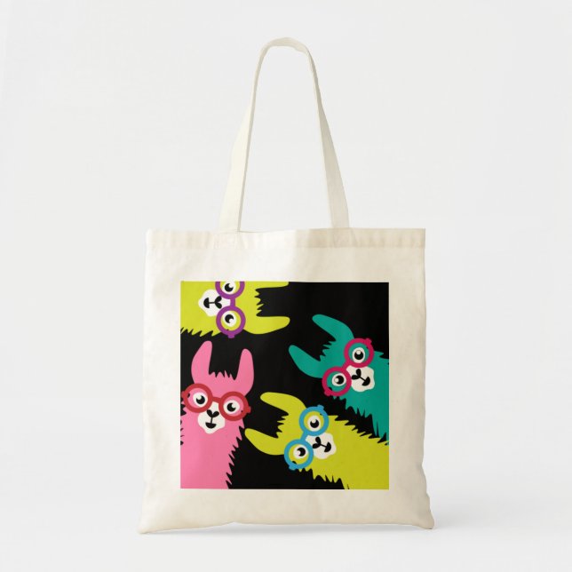 Drama Llama Colorful Camelid Tygkasse (Framsidan)