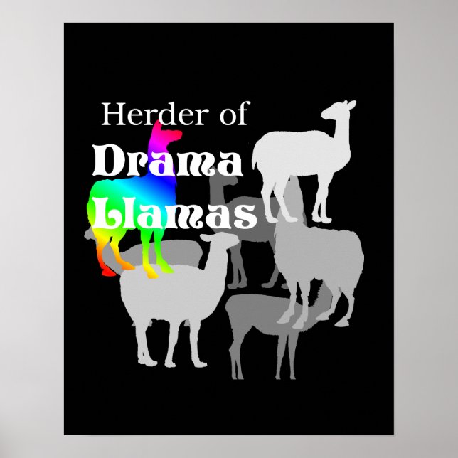 Drama Llama Herder Poster (Framsidan)