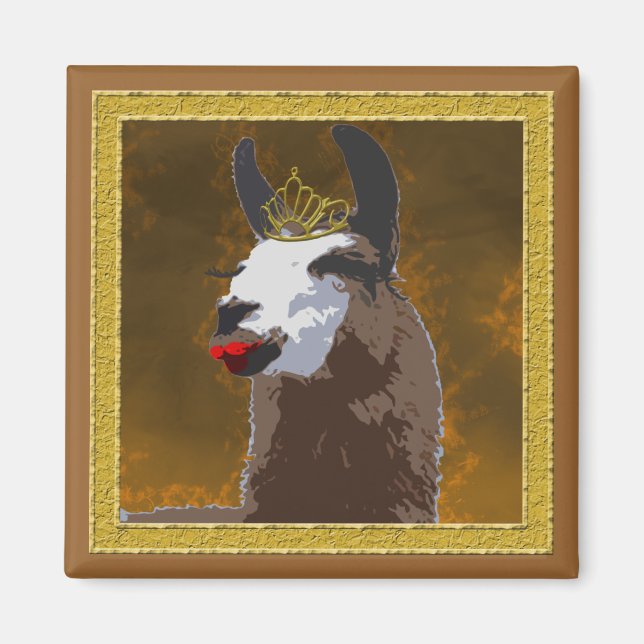Drama Llama Magnet (Framsidan)