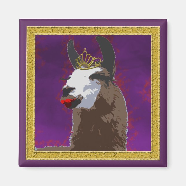 Drama Llama Magnet (Framsidan)