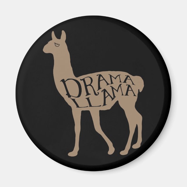 Drama Llama Magnet (Framsidan)