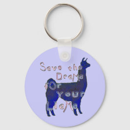 drama llama nyckelring