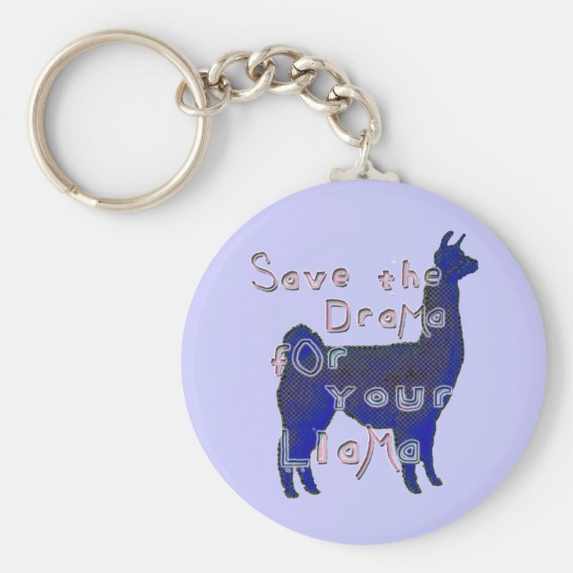 drama llama nyckelring (Framsidan)