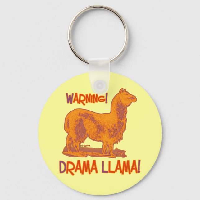 Drama Llama Nyckelring (Framsida)