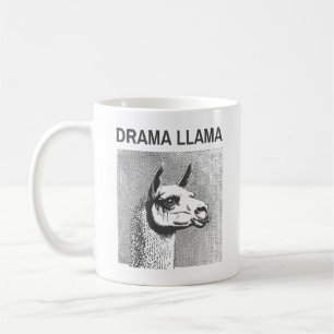 Drama Llama Rolig Klassisk Mugg