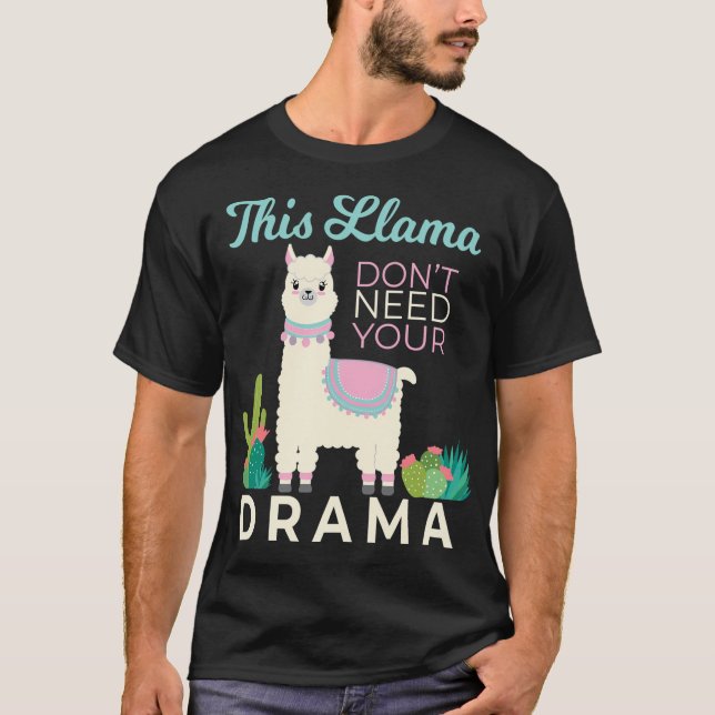 Drama Llama T Shirt (Framsida)