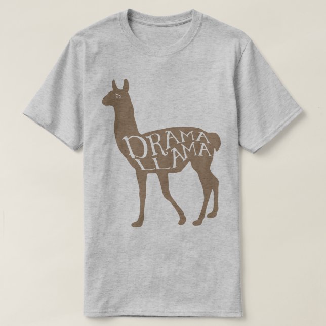 Drama Llama T-Shirt (Design framsida)