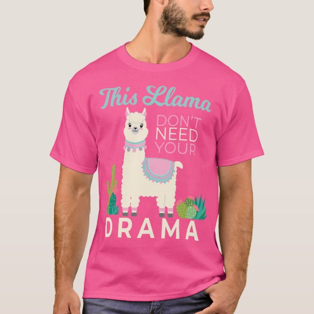 Drama Llama T Shirt (Framsida)
