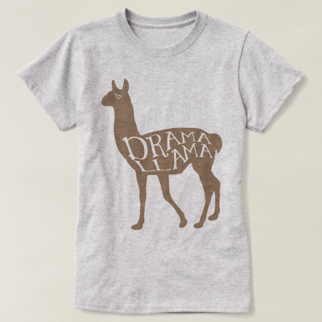 Drama Llama T-Shirt (Design framsida)