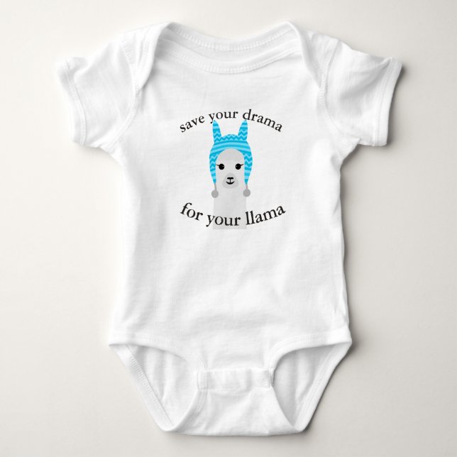 Drama llama tee shirt (Framsida)