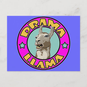 Drama Llama Vykort