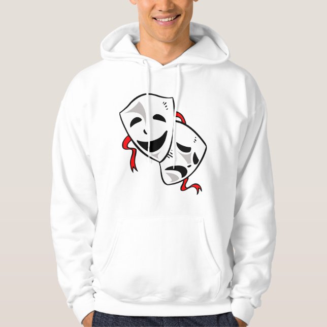Drama Masks Hoodie (Framsida)