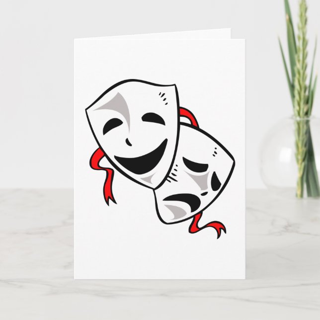 Drama Masks Kort (Framsida)
