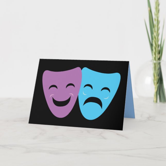 Drama Masks Kort (Framsida)