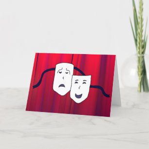 Drama Masks-kort Kort