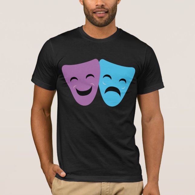 Drama Masks T Shirt (Framsida)