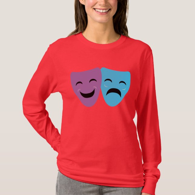 Drama Masks T-shirt (Framsida)