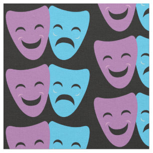Drama Masks Tyg