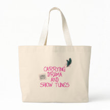 Drama och Show Tunes Tote Bag