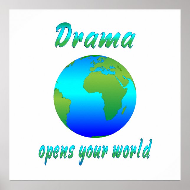 Drama Opens Worlds Poster (Framsidan)
